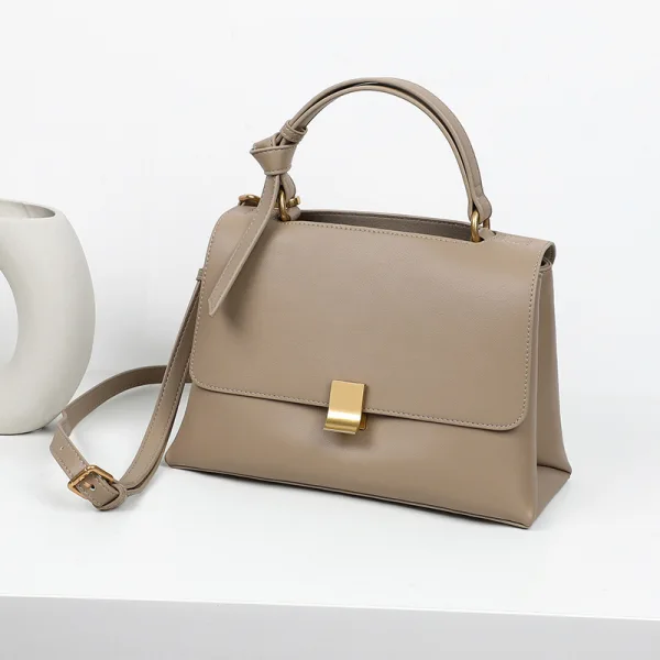 Fashion Brown Square Messenger Bag Crossbody Bags Handbag 2021 Leather Casual Women's Bags