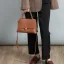 Fashion Brown Square Messenger Bag Crossbody Bags Handbag 2021 Leather Casual Women's Bags