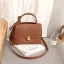 Fashion Brown Square Messenger Bag Crossbody Bags Handbag 2021 Leather Casual Women's Bags