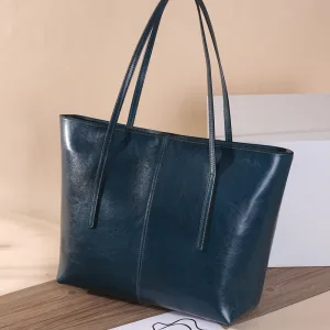 Simple Bleu D Encre Carrés Sacs À Bandoulière 2021 Cuir Désinvolte Sacs Pour Femmes