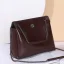 Modest / Simple Brown Square Handbag Shoulder Bags 2021 Leather Women's Bags