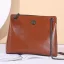 Modest / Simple Brown Square Handbag Shoulder Bags 2021 Leather Women's Bags