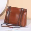 Modest / Simple Brown Square Handbag Shoulder Bags 2021 Leather Women's Bags