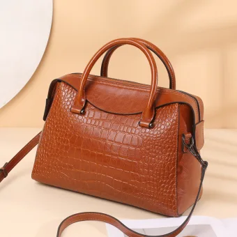 Fashion Brown Shoulder Bags Handbag 2021 Alligator Print Women S Bags