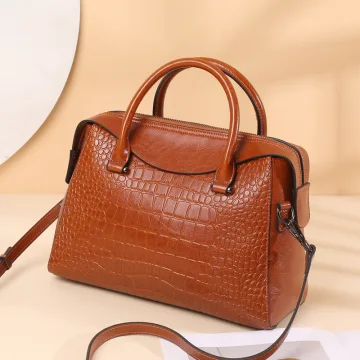 Mode Marron Sacs À Bandoulière Sac À Main 2021 Motif Alligator Sacs Pour Femmes