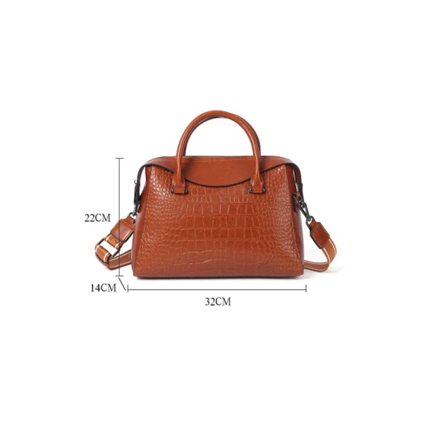 Fashion Brown Shoulder Bags Handbag 2021 Alligator Print Women's Bags