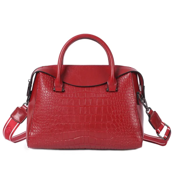 Fashion Brown Shoulder Bags Handbag 2021 Alligator Print Women's Bags