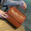 Fashion Burgundy Alligator Print Messenger Bag Handbag 2021 Leather Casual Women's Bags
