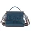 Fashion Burgundy Alligator Print Messenger Bag Handbag 2021 Leather Casual Women's Bags