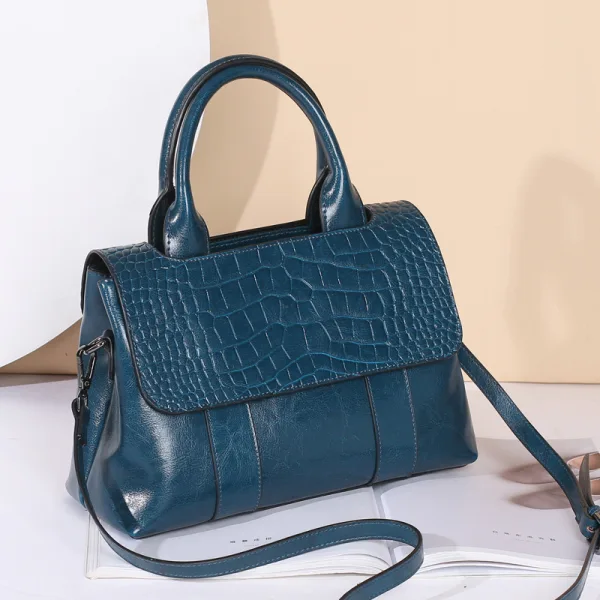 Chic / Beautiful Red Square Shoulder Bags Messenger Bag Handbag 2021 Alligator Print Leather Women's Bags