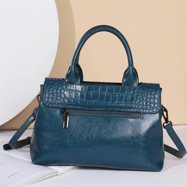 Chic / Beautiful Red Square Shoulder Bags Messenger Bag Handbag 2021 Alligator Print Leather Women's Bags