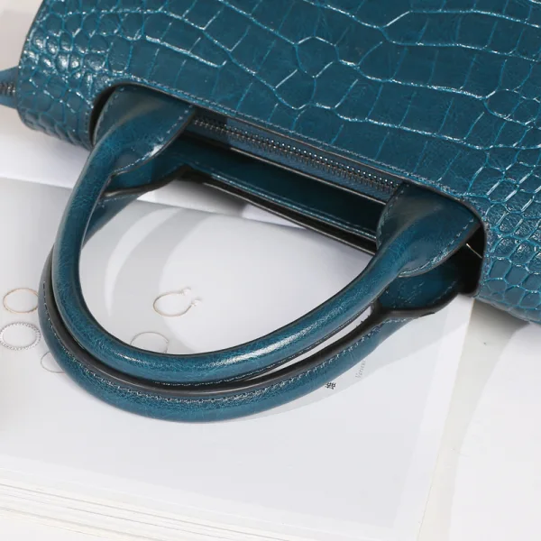 Chic / Beautiful Red Square Shoulder Bags Messenger Bag Handbag 2021 Alligator Print Leather Women's Bags