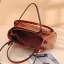 Modest / Simple Brown Square Tote Bag Shoulder Bags Messenger Bag Handbag 2021 Leather Casual Women's Bags