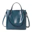 Modest / Simple Brown Square Tote Bag Shoulder Bags Messenger Bag Handbag 2021 Leather Casual Women's Bags