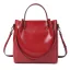 Modest / Simple Brown Square Tote Bag Shoulder Bags Messenger Bag Handbag 2021 Leather Casual Women's Bags