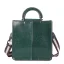 Modest / Simple Ocean Blue Leather Square Shoulder Bags Handbag 2021 Casual Women's Bags