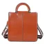 Modest / Simple Ocean Blue Leather Square Shoulder Bags Handbag 2021 Casual Women's Bags