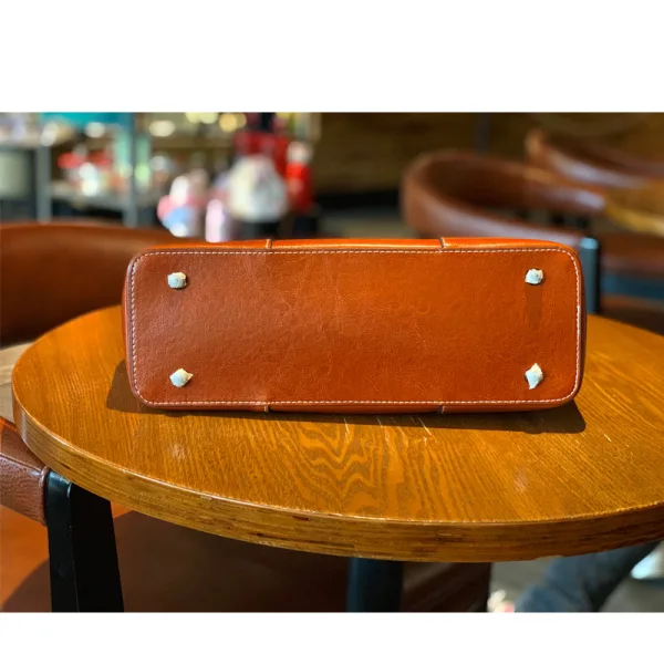 Fashion Brown Square Tote Bag Shopping Bag Messenger Bag Shoulder Bags 2021 Leather Casual Women's Bags