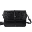 Fashion Brown Square Shoulder Bags Messenger Bag Crossbody Bags 2021 Alligator Print Leather Casual Women's Bags