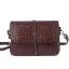 Fashion Brown Square Shoulder Bags Messenger Bag Crossbody Bags 2021 Alligator Print Leather Casual Women's Bags