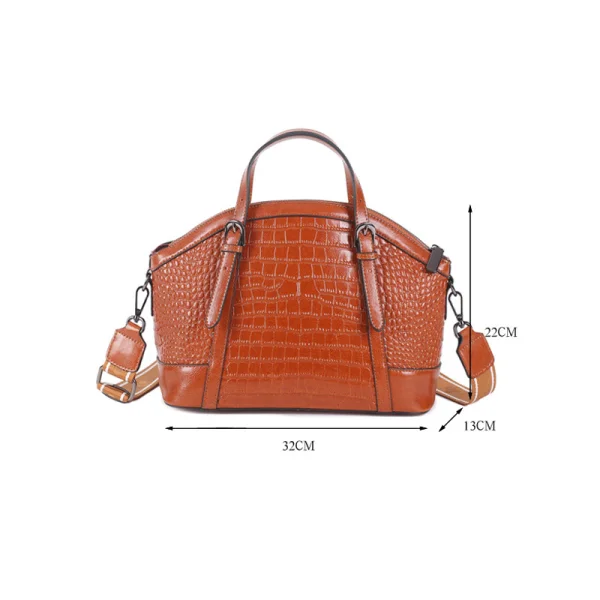 Fashion Shoulder Bags Messenger Bag Handbag 2021 Alligator Print Leather Casual Women's Bags