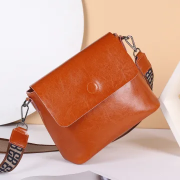 Modest Simple Brown Square Crossbody Bags Messenger Bag 2021 Leather Casual Women S Bags