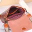 Modest / Simple Brown Square Crossbody Bags Messenger Bag 2021 Leather Casual Women's Bags
