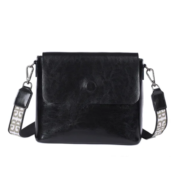 Modest / Simple Brown Square Crossbody Bags Messenger Bag 2021 Leather Casual Women's Bags