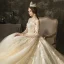Illusion Champagne Transparentes Robe De Mariée 2019 Princesse Encolure Dégagée 3/4 Manches Dos Nu Appliques En Dentelle Perlage Chapel Train Volants