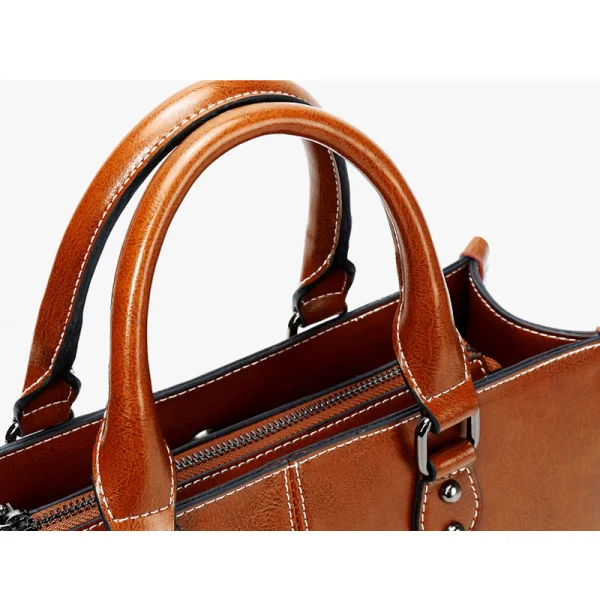 Modest / Simple Coffee Square Shoulder Bags Messenger Bag Crossbody Bags Handbag 2021 Leather Casual Women's Bags