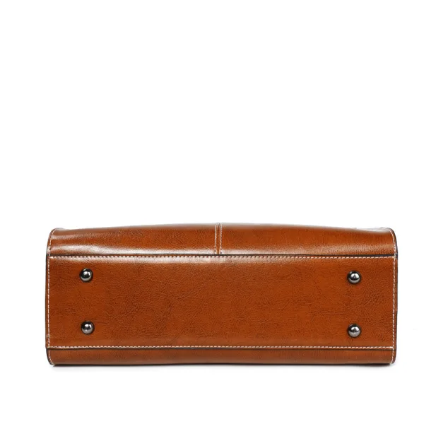 Modest / Simple Coffee Square Shoulder Bags Messenger Bag Crossbody Bags Handbag 2021 Leather Casual Women's Bags