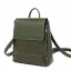 Vintage / Retro Tan Square Satchel Backpacks 2021 Leather Casual Women's Bags