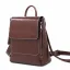 Vintage / Retro Tan Square Satchel Backpacks 2021 Leather Casual Women's Bags