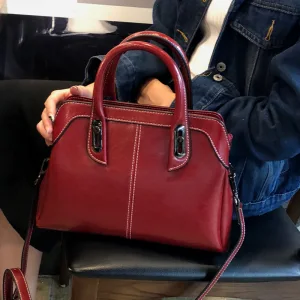 Rouge Carrés Sacs À Bandoulière Sac À Main 2021 Cuir Désinvolte Sacs Pour Femmes