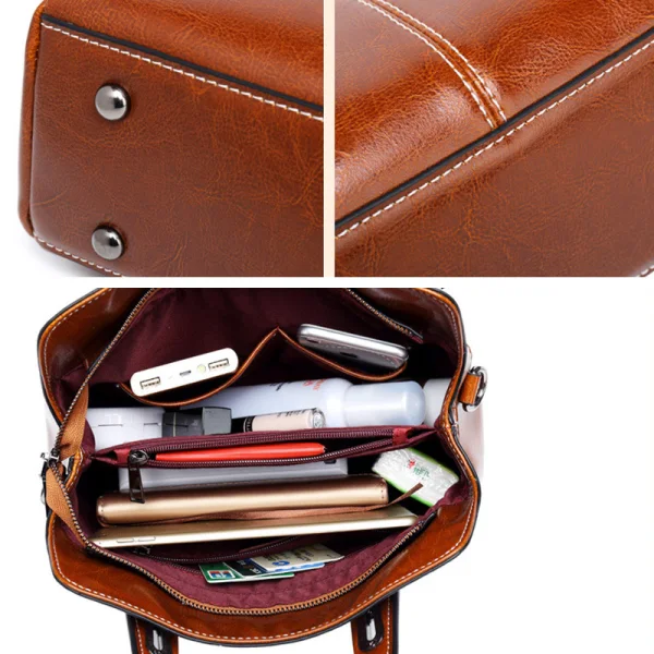 Red Square Shoulder Bags Handbag 2021 Leather Casual Women's Bags