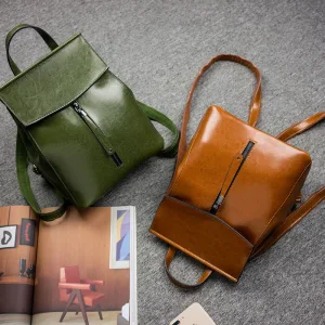 Chic Beautiful Backpacks 2021 Leather Casual Women S Bags