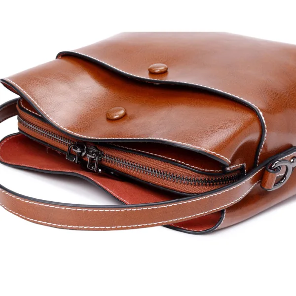Fashion Tan Square Handbag Shoulder Bags Messenger Bag Crossbody Bags 2021 Leather Women's Bags