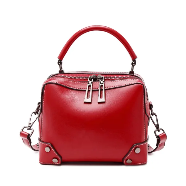 Tan Square Handbag Messenger Bag Crossbody Bags 2021 Leather Casual Women's Bags