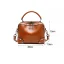 Tan Square Handbag Messenger Bag Crossbody Bags 2021 Leather Casual Women's Bags