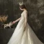 Illusion Ivory Pierced Wedding Dresses 2019 A-Line / Princess V-Neck Long Sleeve Backless Appliques Lace Beading Chapel Train Ruffle