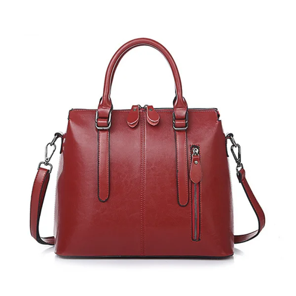 Modest / Simple Red Square Handbag Shoulder Bags Messenger Bag Crossbody Bags 2021 Leather Casual Women's Bags