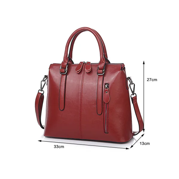Modest / Simple Red Square Handbag Shoulder Bags Messenger Bag Crossbody Bags 2021 Leather Casual Women's Bags