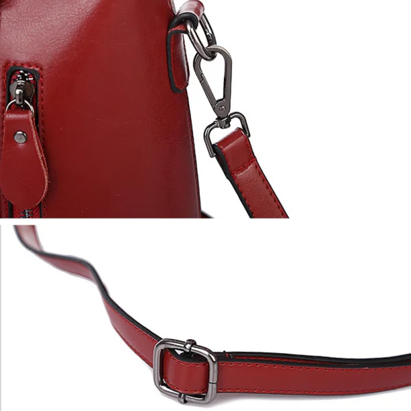 Modest / Simple Red Square Handbag Shoulder Bags Messenger Bag Crossbody Bags 2021 Leather Casual Women's Bags