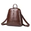 Fashion Coffee Backpacks 2021 Leather Casual Women's Bags