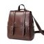 Tan Square Satchel Backpacks 2021 Leather Casual Women's Bags