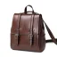 Tan Square Satchel Backpacks 2021 Leather Casual Women's Bags