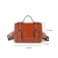 Fashion Grey Square Messenger Bag Crossbody Bags Shoulder Bags Handbag 2021 Leather Casual Women's Bags