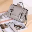 Fashion Grey Square Messenger Bag Crossbody Bags Shoulder Bags Handbag 2021 Leather Casual Women's Bags