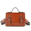 Fashion Grey Square Messenger Bag Crossbody Bags Shoulder Bags Handbag 2021 Leather Casual Women's Bags