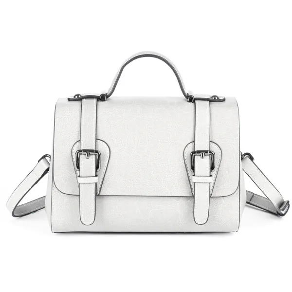 Fashion Grey Square Messenger Bag Crossbody Bags Shoulder Bags Handbag 2021 Leather Casual Women's Bags